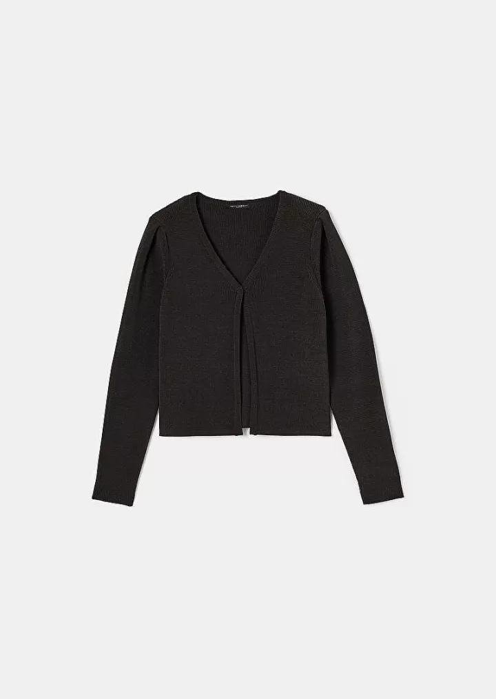 Cardigan Glenn En Coton Irise Noir^TARA JARMON Discount