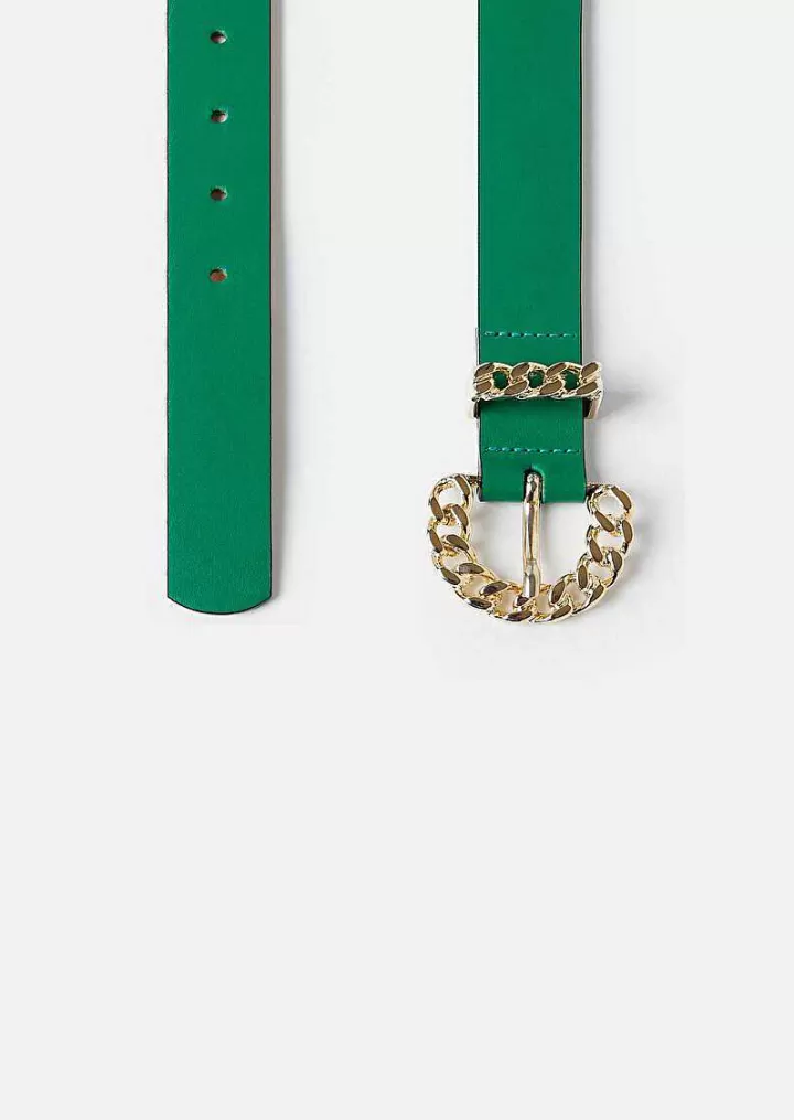 Ceinture En Cuir Vert Bella^TARA JARMON Outlet