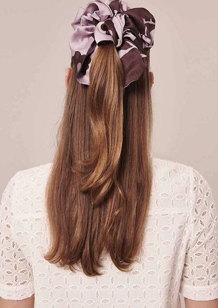 Chouchou Chouchou Imprime Fleur Violette^TARA JARMON Best Sale