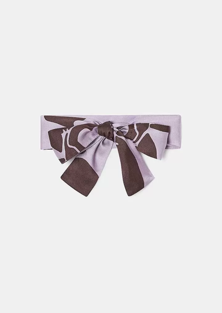 Echarpe Imprimee Fleur Violette Evelyse^TARA JARMON Best Sale