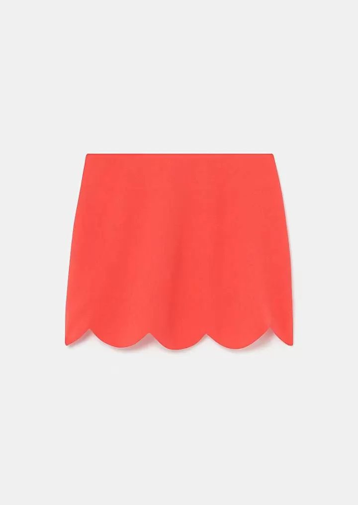 Jupe En Crepe Corail Joliette^TARA JARMON Cheap