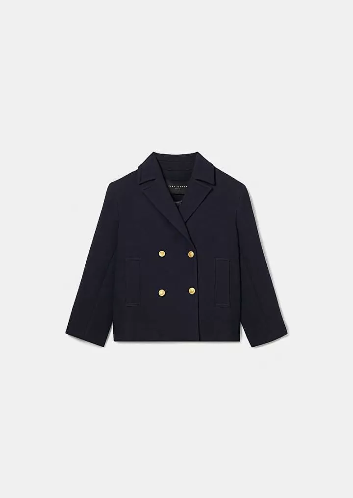 Manteau Marcello En Double Coton Bleu Nuit^TARA JARMON Fashion