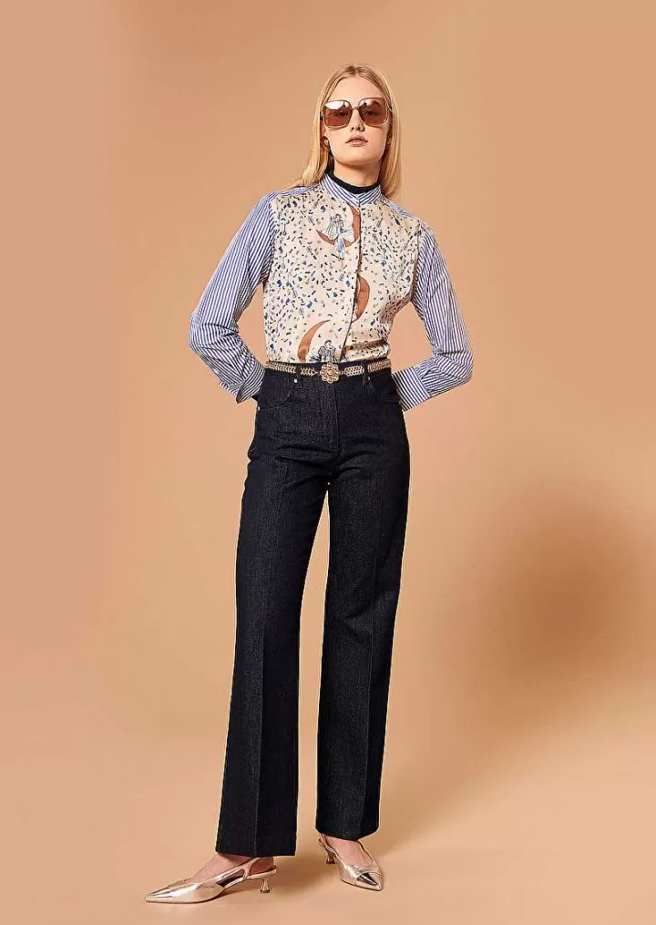 Pantalon En Denim Bleu Nuit Jerome^TARA JARMON Sale