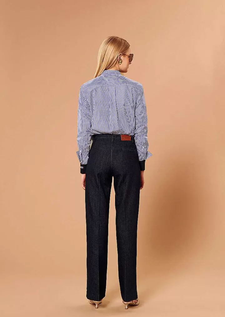 Pantalon En Denim Bleu Nuit Jerome^TARA JARMON Sale