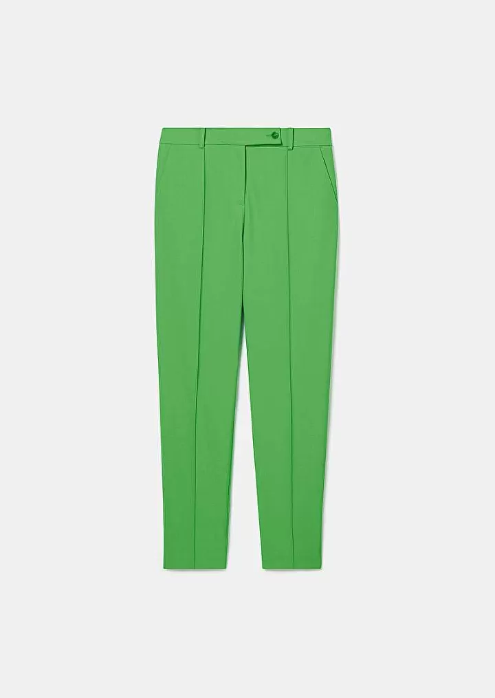 Pantalon En Laine Froide Vert Pascal^TARA JARMON Cheap