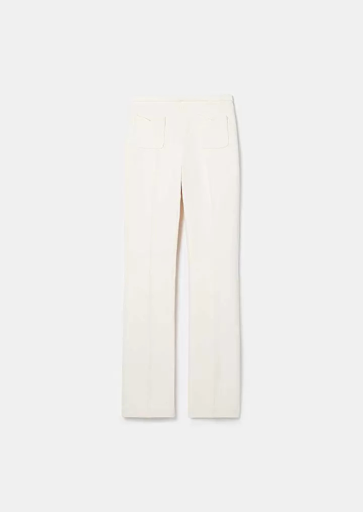 Pantalon Phoenix En Toile Double Ecru^TARA JARMON Store