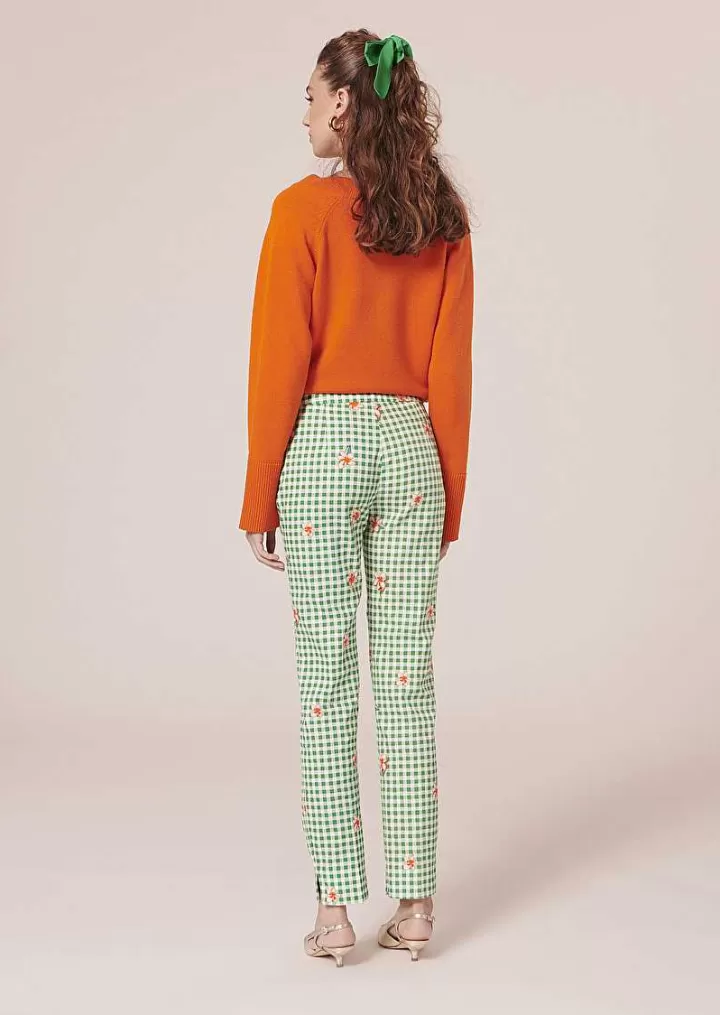 Pantalon Vichy Vert Pablo^TARA JARMON Sale