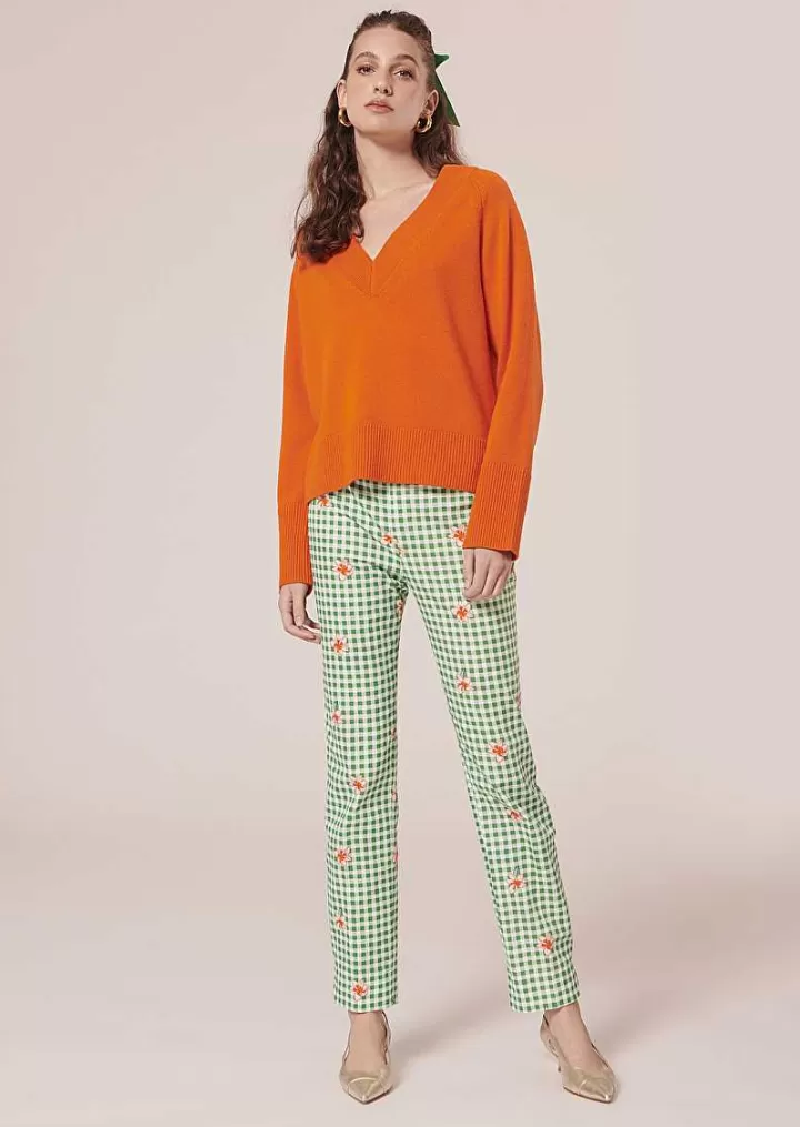 Pantalon Vichy Vert Pablo^TARA JARMON Sale