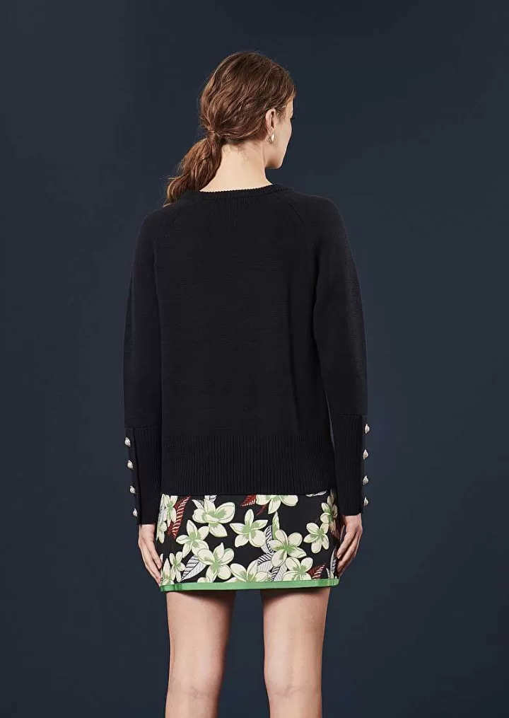 Pull Pierrick En Coton Et Laine Bleu Nuit^TARA JARMON Flash Sale