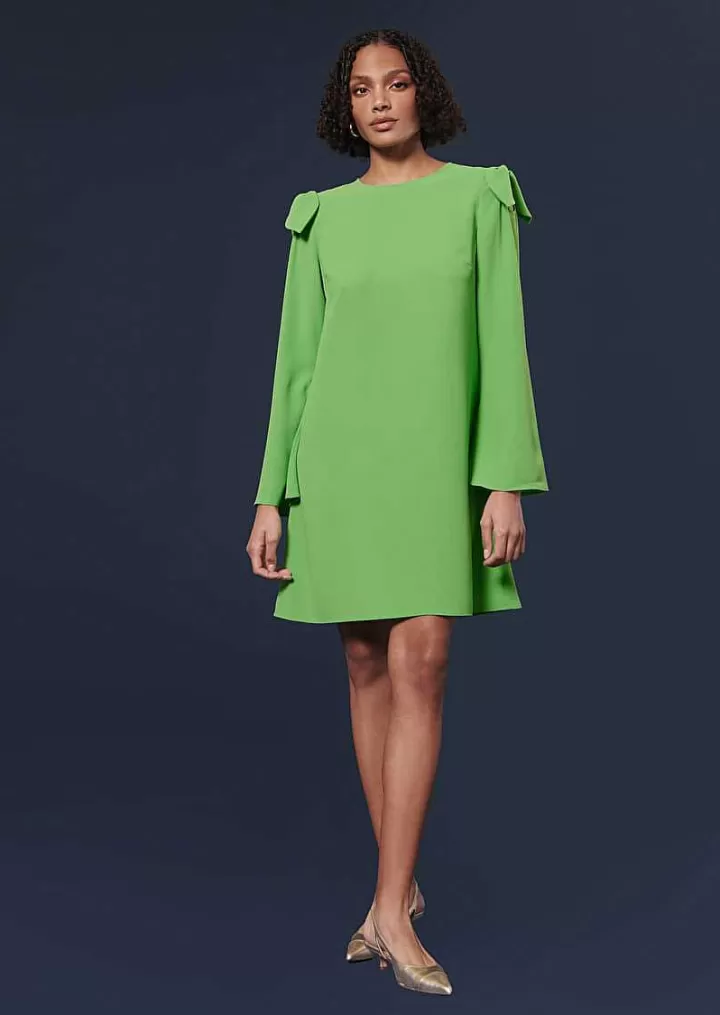 Robe En Crepe Verte Renato^TARA JARMON Best