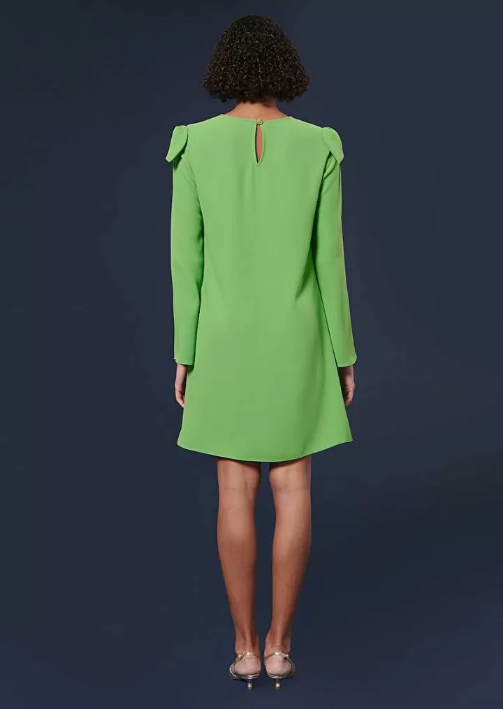 Robe En Crepe Verte Renato^TARA JARMON Best