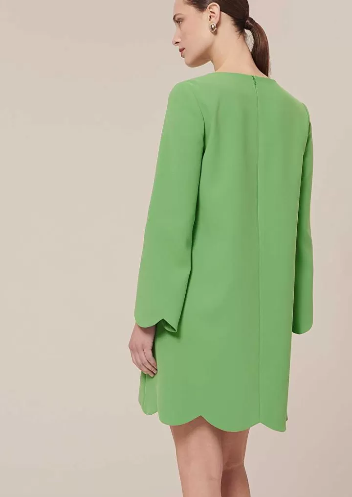 Robe En Crepe Verte Ruoda^TARA JARMON Best Sale