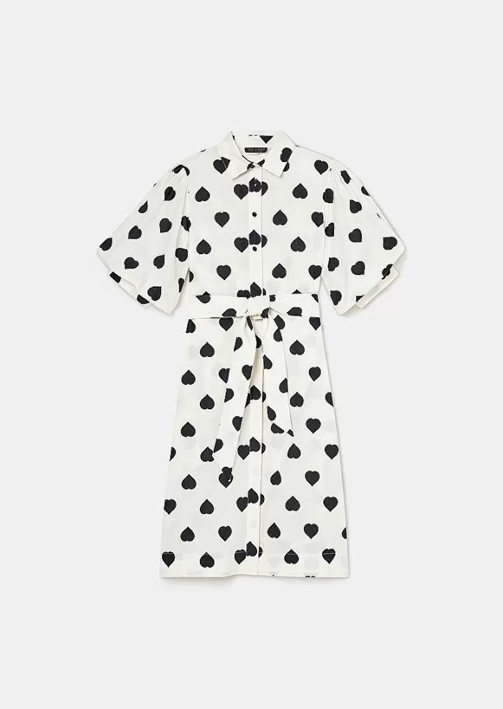 Robe Riminy Ecrue A Pois Noirs^TARA JARMON Flash Sale