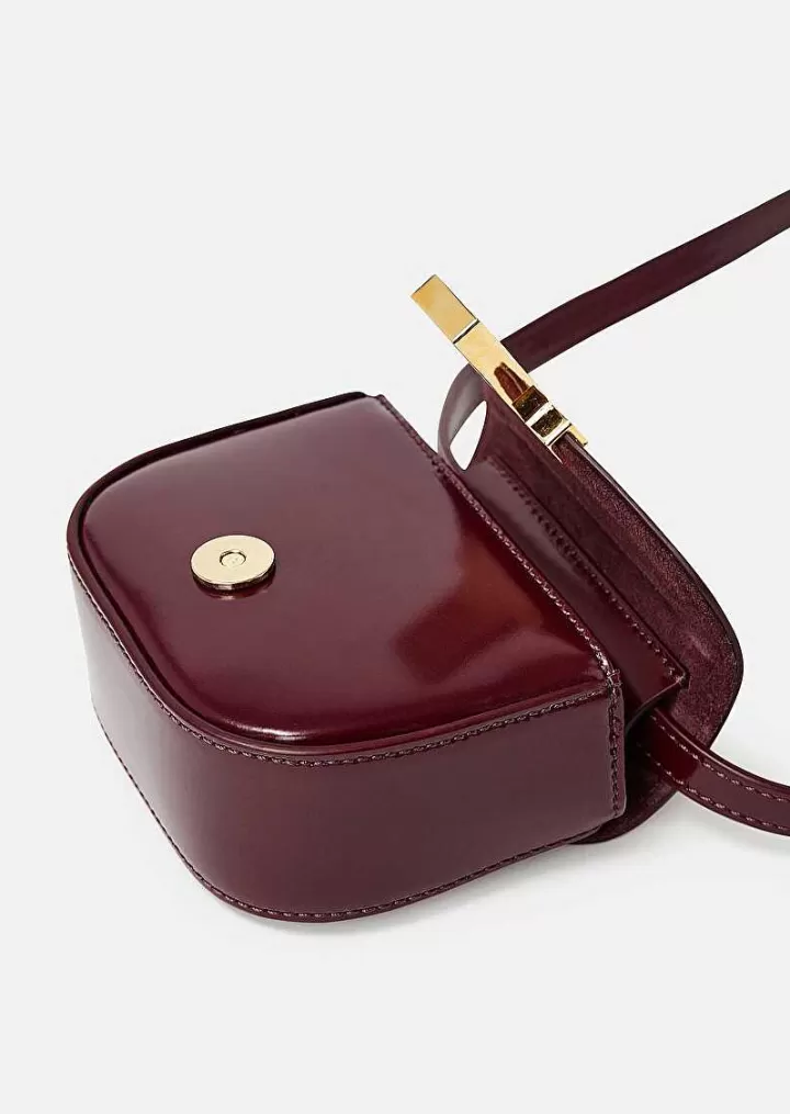 Sac 8 Bis Mini En Cuir Bordeaux^TARA JARMON New