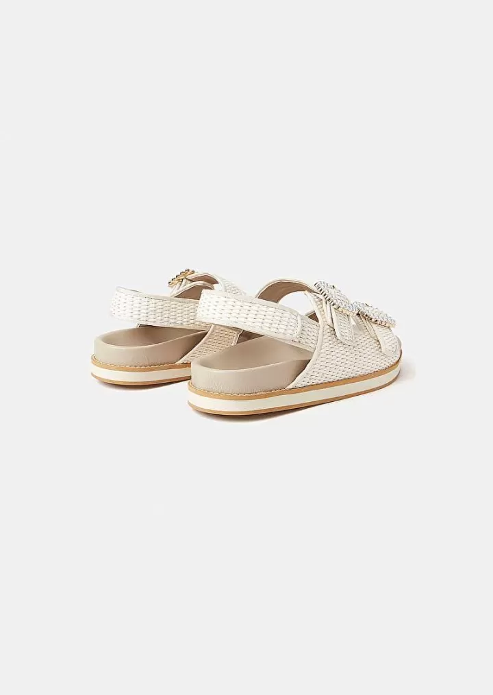 Sandales Karen En Raphia Ecru^TARA JARMON Sale